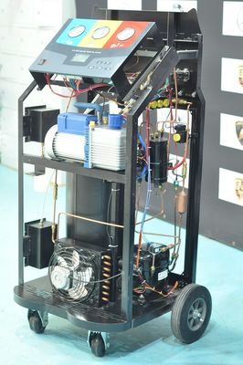 Podświetlana pompa próżniowa do odzyskiwania prądu zmiennego R134a ze skraplaczem