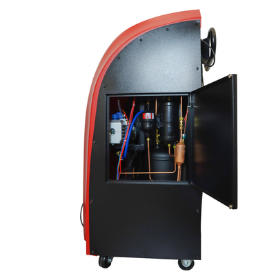 Czerwona maszyna do odzyskiwania czynnika chłodniczego ABS z elektroniczną wagą