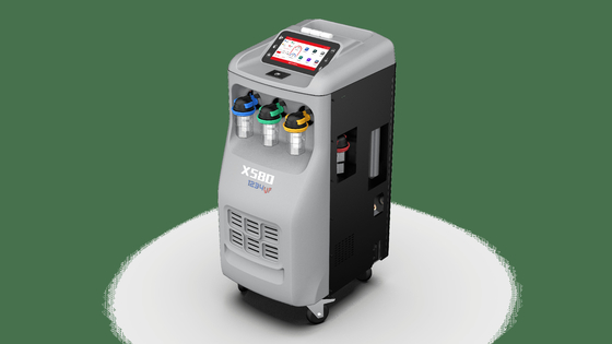 Szara maszyna do odzyskiwania czynnika chłodniczego AC Automatyczny wtrysk barwnika UV z drukarką