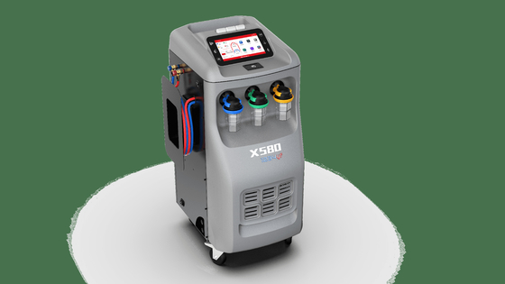 Szara maszyna do odzyskiwania czynnika chłodniczego AC Automatyczny wtrysk barwnika UV z drukarką