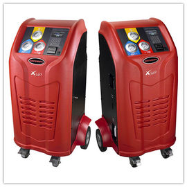 Red Auto Ac Recovery Machine Automatyczny wtrysk oleju 1000g / min Prędkość ładowania